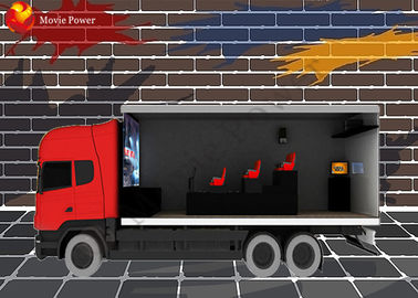 Douanecabine/Theater van de Vrachtwagen het Dynamische Mobiele 7D Bioskoop met de Mist van de Verlichtingswind