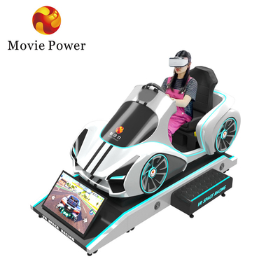 9d virtuele Werkelijkheidsauto het Drijven Simulatorcockpit met het Rennen van Vr van het Motieplatform Spelmachine