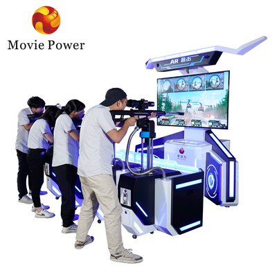 Interactieve Indoor VR Shooting Games Arcade Machine 4 Player Voor pretpark