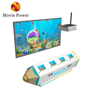 Multiplayer Kids Games 3d Interactieve AR Projector Indoor Children Painting Game Machine
