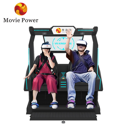 2 zitplaatsen achtbaan 9d Vr Motion Chair Vr Cinema Movies Simulator Virtual Reality Game Machine Arcade Te koop
