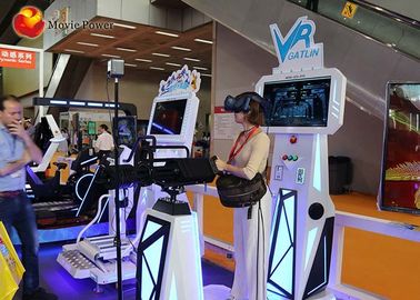 Enige Speler die het Materiaal van 9D VR Binnen het Schieten Simulator opstaat