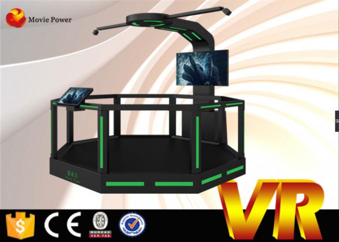 Leurder die de Bioskoop die van HTC schieten Vive 9D VR de Simulator van Slagspelen 9D opstaan 0