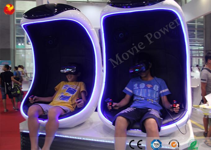 3Dof Bioskoop 2 van het motieplatform VR 9D Zetels met meer dan 80 Virtuele Werkelijkheidsfilms 0