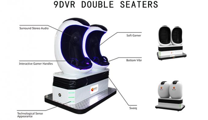 Bioskoop 360 van de Pretpark Virtuele Werkelijkheid 9D VR de Simulator van de Graad9d Bioskoop 0