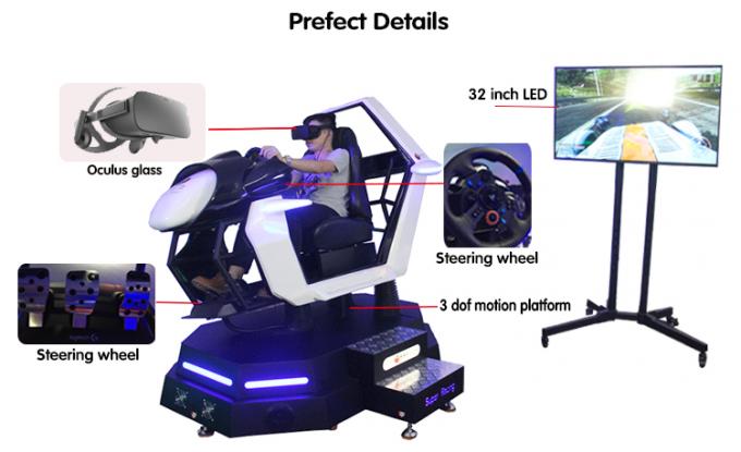 De dynamische Motie Seat die van 6D 7D 9D Seat Stoel9d Machine VR het Rennen Simulator rennen 0