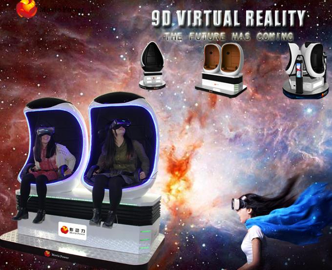 VR van de het Ei9d Simulator van motiefilms Bioskoop van de het Pretpark9d virtuele Werkelijkheid de Binnen 0