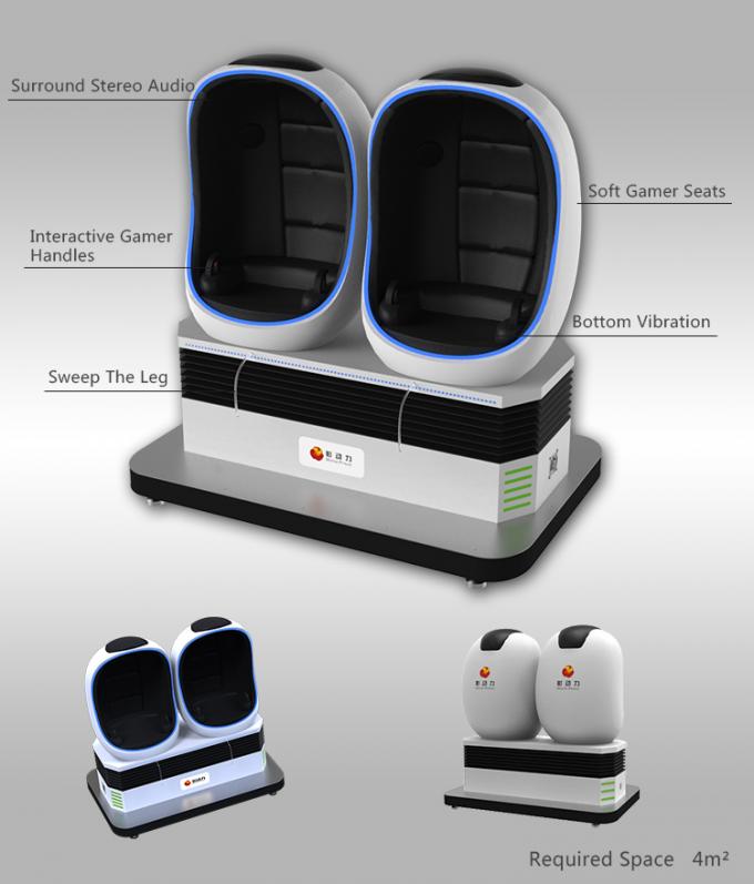 De interactieve van de Bioskoop Speciale Ecffects van de Spel9d Simulator Motie Seater 220V 0