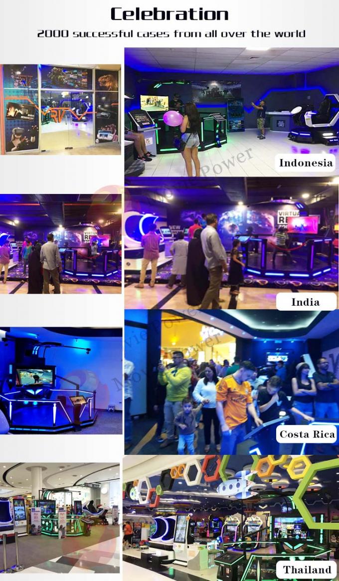 HTC Vive die 9D VR Ruimtespelplatform bevinden zich/Interactieve VR Spelmachine schieten 1