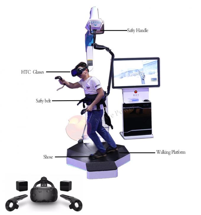SGS die Motie opstaan die van de de Werkelijkheidstredmolen van 9D VR de Virtuele Simulatorspelen schieten 0