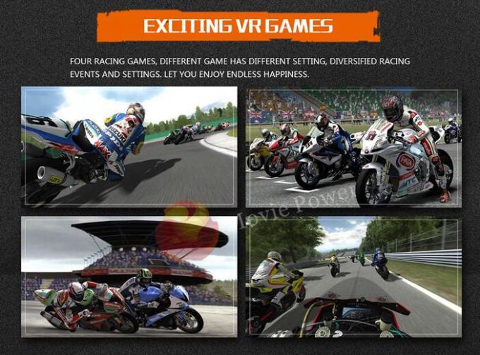9d van de de Motorfietssimulator van het rasspel VR de werkelijkheid van Ce virtuele het rennen simulator 1