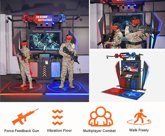 9D virtuele het Lopen van Multiplayer Vr van het Werkelijkheids Bevindende Platform Oneindige Ruimteslagsimulator 1