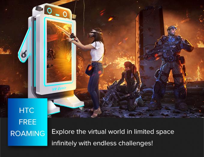 De multifunctionele Virtuele Achtbaan VR die van de Werkelijkheidssimulator Arcade Game Equipment rennen 1