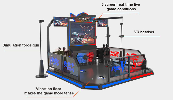 Virtuele realiteit apparatuur Vr Shooting Game Machine 9d Vr Shoot Simulator Vr Shooting Arena Multiplayer 3