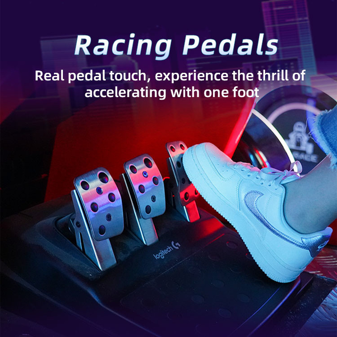 9D Kids Car Racing Game VR Driving Simulator voor pretpark 4