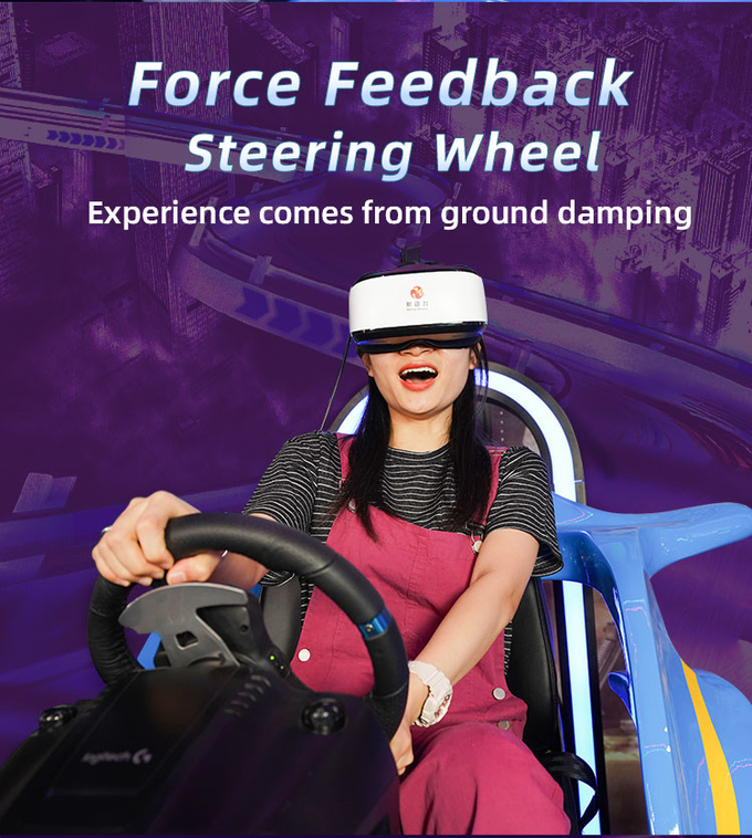9D Kids Car Racing Game VR Driving Simulator voor pretpark 3