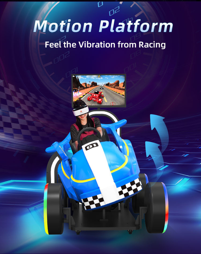 9D Kids Car Racing Game VR Driving Simulator voor pretpark 2