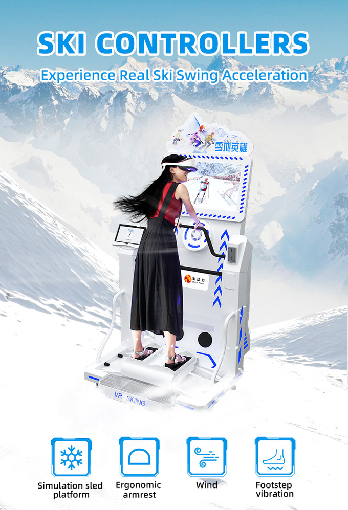 Indoor Ski Simulator Snowboard Simulator 9d Virtual Reality Vr Simulator Machines Vermaakpark apparatuur 0