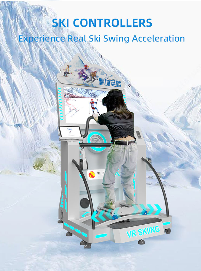 Indoor Ski Simulator Snowboard Simulator 9d Virtual Reality Vr Simulator Machines Vermaakpark apparatuur 3
