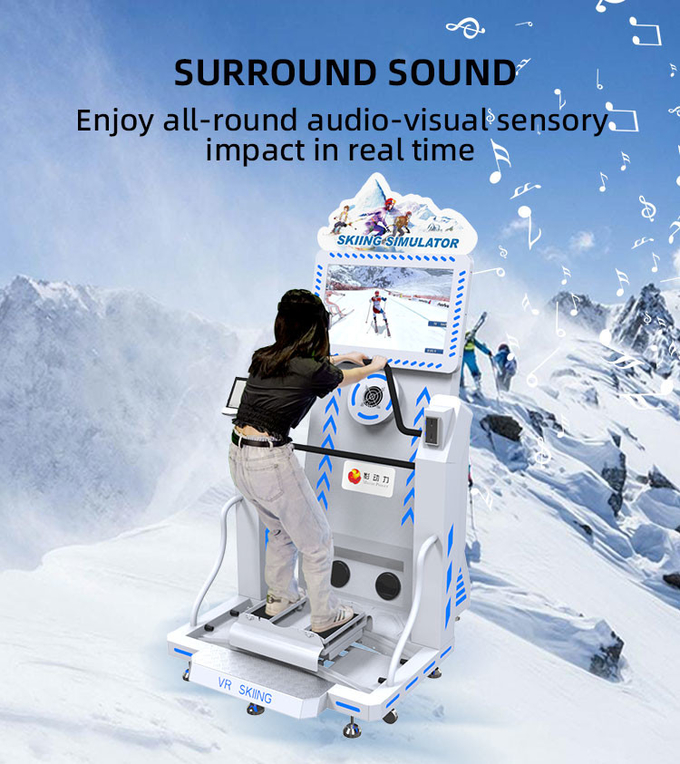 Indoor Ski Simulator Snowboard Simulator 9d Virtual Reality Vr Simulator Machines Vermaakpark apparatuur 4