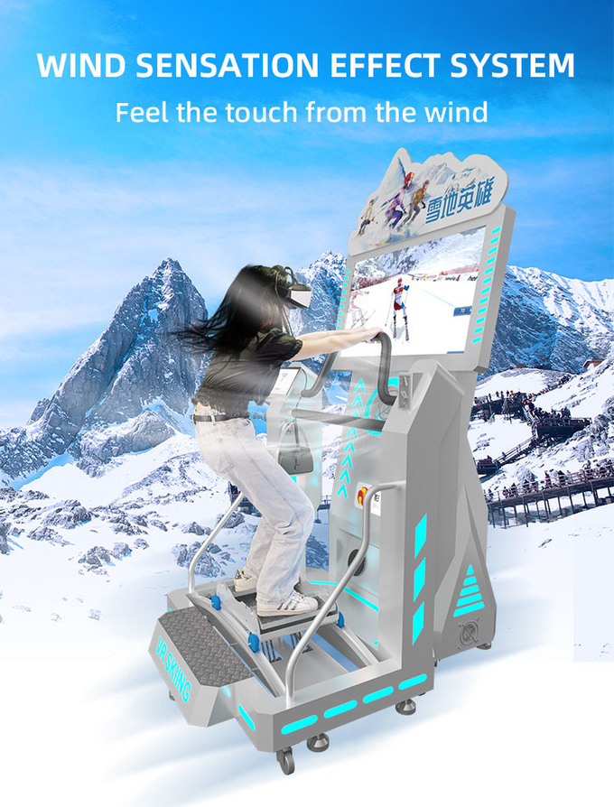 Indoor Ski Simulator Snowboard Simulator 9d Virtual Reality Vr Simulator Machines Vermaakpark apparatuur 2