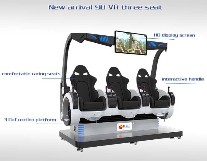 de Simulatorafstandsbediening 3 van 220V 9D Machine van het de Bioskoop3q VR Spel van de Zetels de Virtuele Werkelijkheid 2