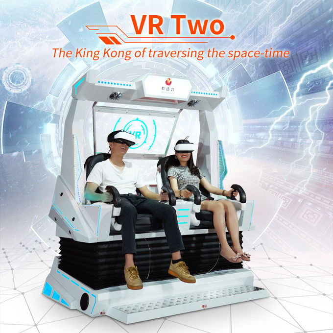 Small Business Dynamische Effect 9D VR Bioskoop 2 Machine van de Zetels de Virtuele Werkelijkheid 0