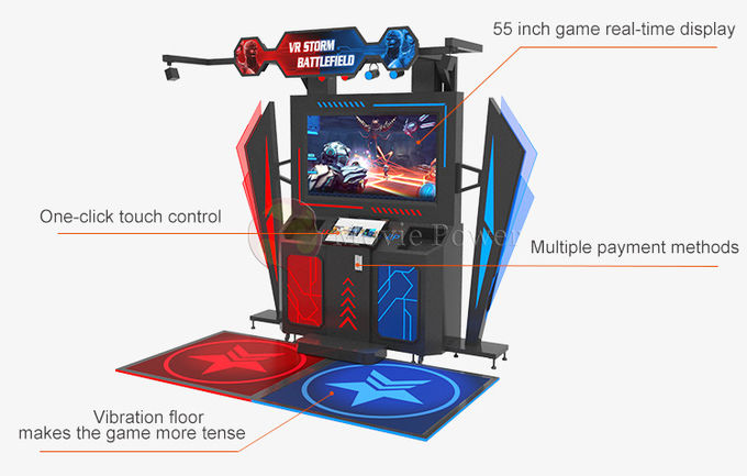 Infinity Battle VR Shooting Games Multiplayer 9d Shooter Simulator Gun Arcade Game Voor Commerciële 2