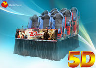 3D de Brand5d Bioscoop van de Glazen Dynamische Regen met Lichaamsmotie Seater