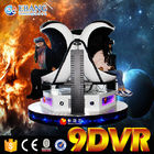 Elektrisch Roterend 3 Seat 9D VR Filmtheater die Interactieve Simulator zetten