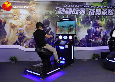 De dynamische Simulator van de het Paardrijden Virtuele Werkelijkheid van Seat Gebruikt de Bedieningshendel als Boog en Pijl
