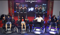 De muntstuk In werking gestelde Machine van het de Bioskoopvr Spel van 9D VR voor Game Center 2-8 Spelers