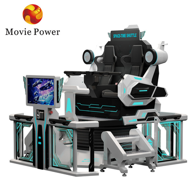 Veiligheid 9d Vr Cinema 2 zitplaatsen Vr Roller Coaster Simulator Chair 360 Motion Ride