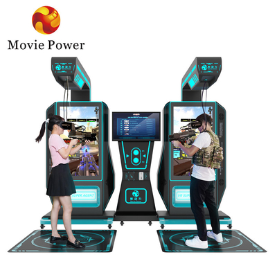 Shooting Machine Virtual Reality Gun Arcade Machine 2 Speler Amusement Ride 9d Vr Simulator