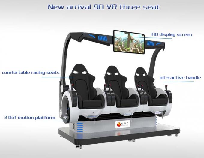 360 Graadomwenteling 9D/de Bioskoop van 5D/van 7D VR/Virtuele het Spelmachines van de Werkelijkheidsarcade 1