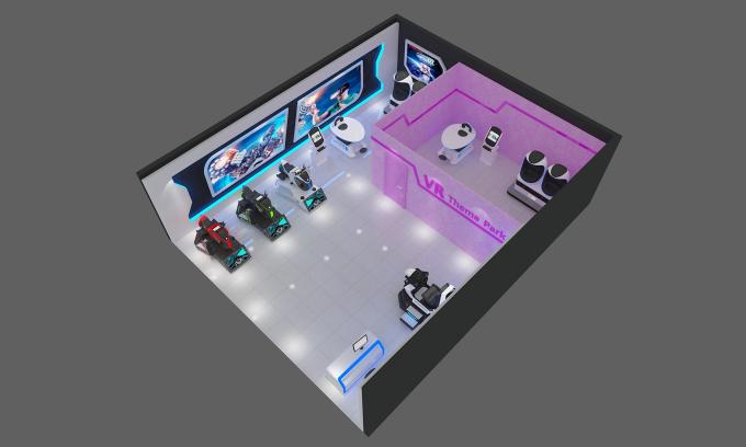 6 Boot van het de Simulatoraluminium van de zetels9d de Virtuele Werkelijkheid voor Pretpark 4