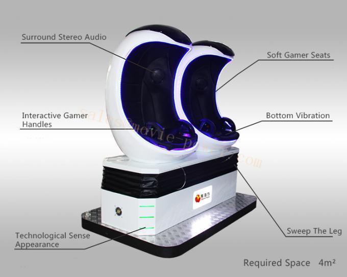 Gemakkelijk stel de Interactieve Simulator van de de Bioskoop9d Virtuele Werkelijkheid van 9D VR voor Game Center in werking 1