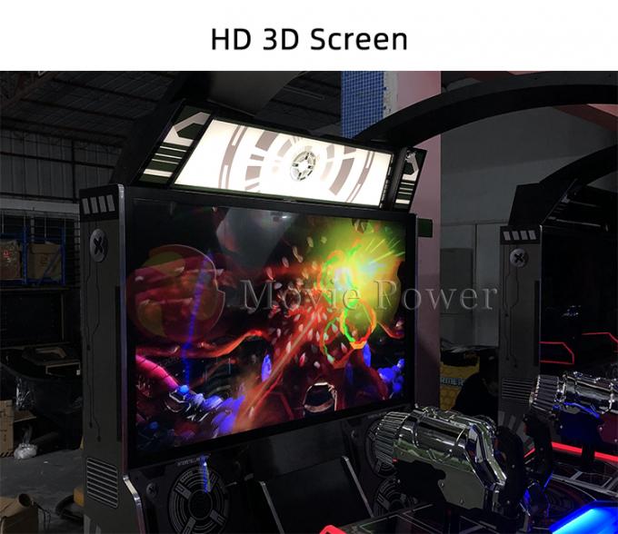 Het vermaakmuntstuk stelde 3D Scherm Arcade Gun Shooting Game Machine in werking 1