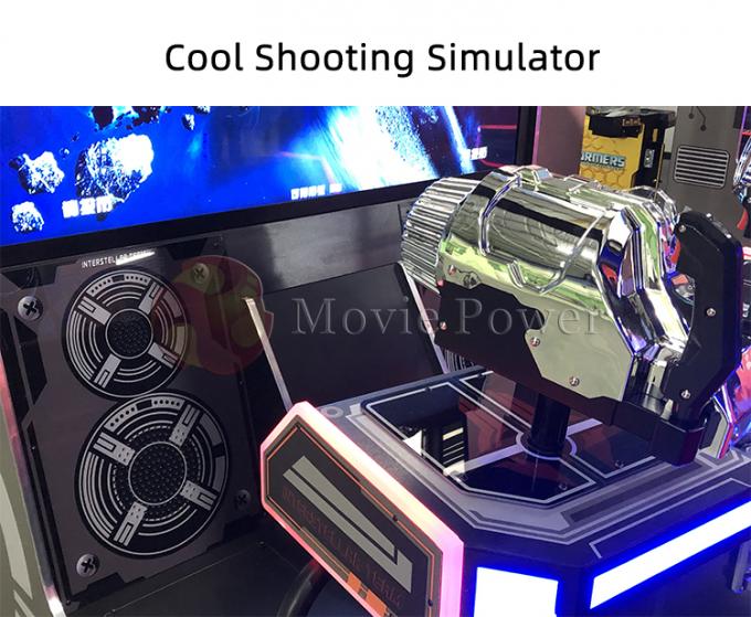 Het vermaakmuntstuk stelde 3D Scherm Arcade Gun Shooting Game Machine in werking 2