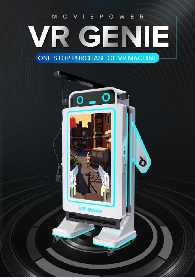 De multifunctionele Virtuele Achtbaan VR die van de Werkelijkheidssimulator Arcade Game Equipment rennen 0