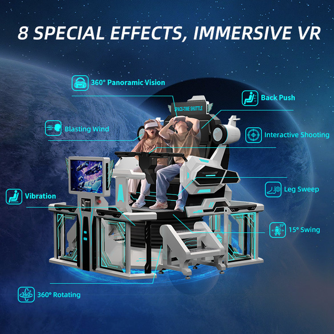 360 vr stoel 9d vr bioscoop vr simulator machine virtuele realiteit rollercoaster indoor games amusement ritten 4