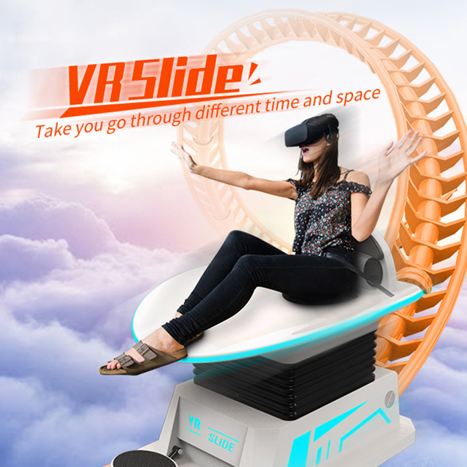 Slide 9d Vr Game Machine Motion Simulator Game Arcade Cinema 9d Skateboard Voor het amusementspark 0