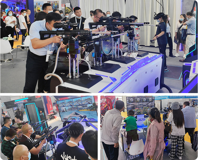 Interactieve Indoor VR Shooting Games Arcade Machine 4 Player Voor pretpark 2