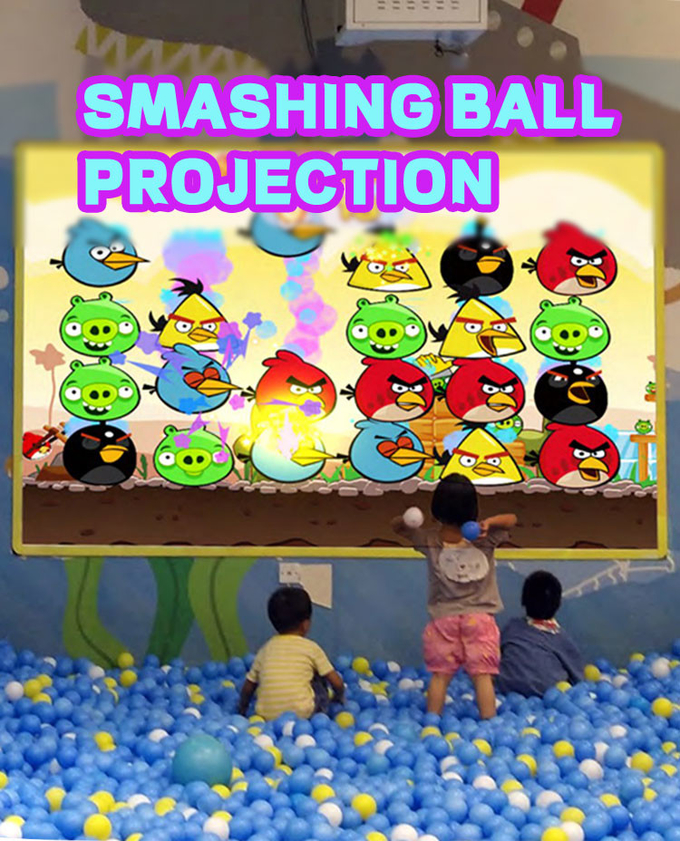 Grote vloer muurprojectie games Kids Indoor Playground Park 3D Interactieve bal spel voor kinderen 0