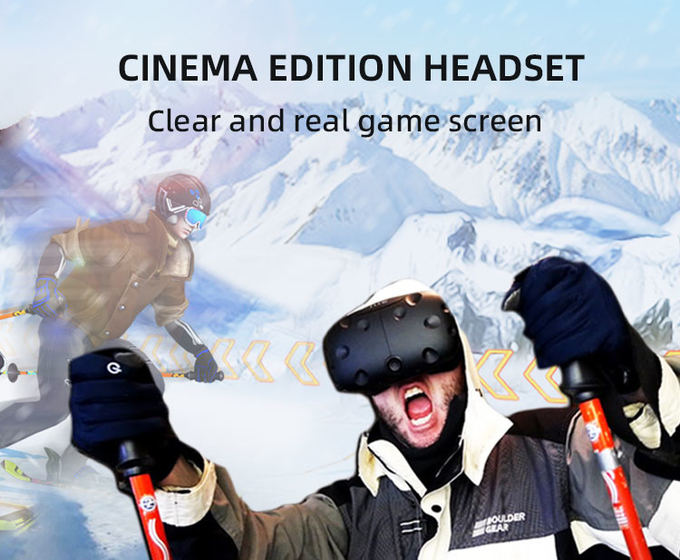 Indoor Ski Simulator Snowboard Simulator 9d Virtual Reality Vr Simulator Machines Vermaakpark apparatuur 6