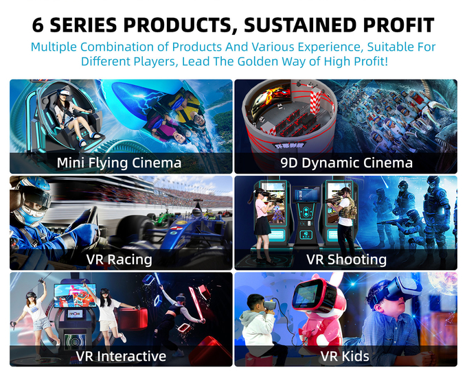 Groothandelsprijs VR het Rennen Materiaal van het de Autospel van de Simulator het Commerciële 9D VR Super Snelheid 1