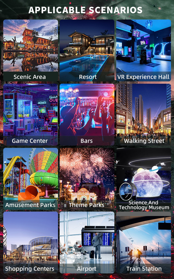 9d Vr Schietsimulator Vr Room Vr Walking Platform Virtual Reality Games Multiplayer Zombie Arcade Machine 6