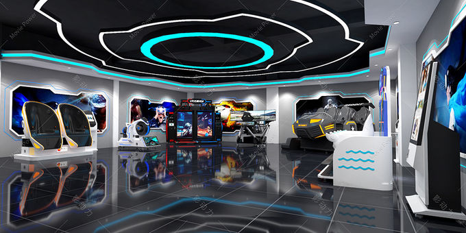 het Themapark van 10-1000m2 9D VR met Arcade Game Machine Virtual Reality-Ervaring Hall Zone 0