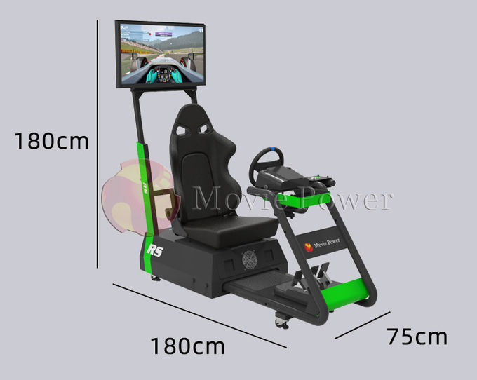 Virtuele van het de Simulatorspel van het Werkelijkheidsautorennen de Machine Kleine Voetafdruk voor Huis Commercieel Gebruik 1